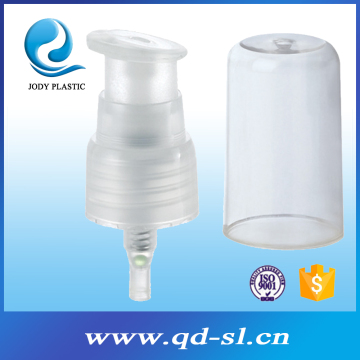 Free sample glass bottle with treatment pump