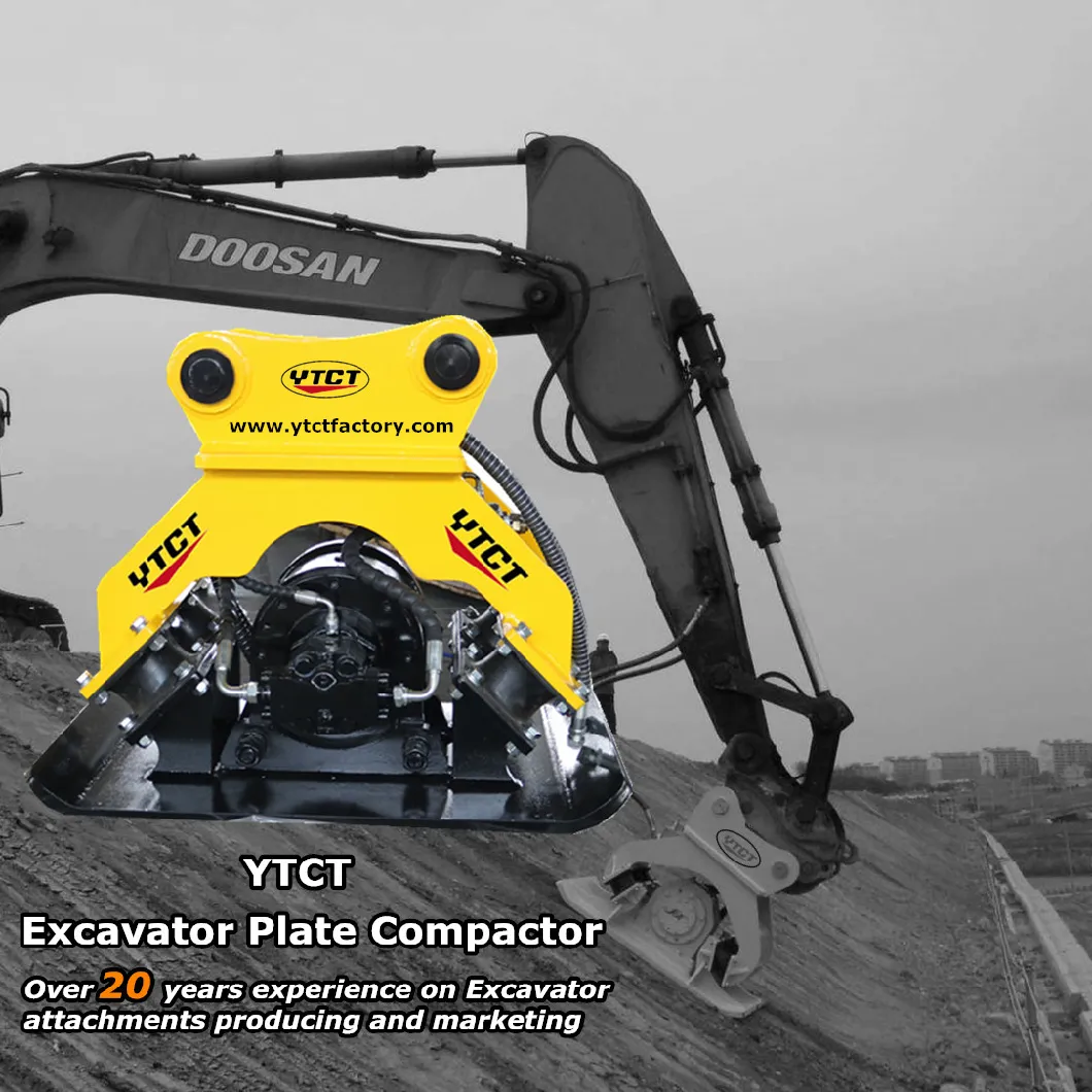 New Design Hydraulic Plate Soil Trench Compactor for Cat Excavator