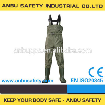 Waterproof nylon pvc fishing chest wader