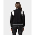 Black Ladies Baseball Jacket Customization