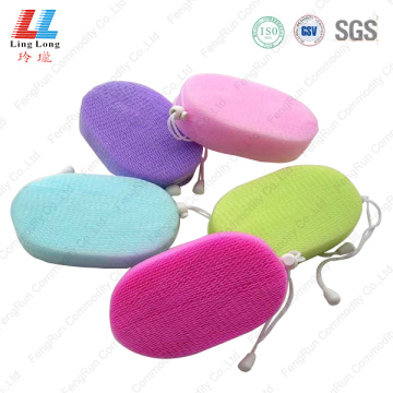 Colorful mesh bath sponge