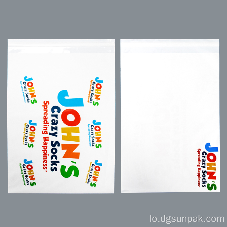 ຊອງຈົດຫມາຍຂົນສົ່ງກະເປົາ polymail ທີ່ກໍານົດໄວ້ສໍາລັບເສື້ອຜ້າເສື້ອຜ້າ