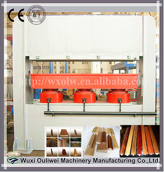 Melamine decorate automatic door frame line machine