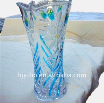 Orchid shape crystal vases