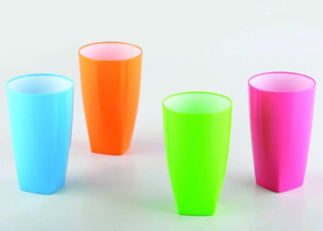 Small Plastic Two Tone Cup