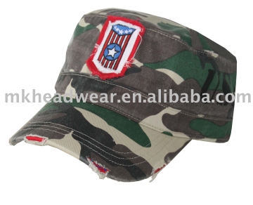 Army Cap with applique embroidery