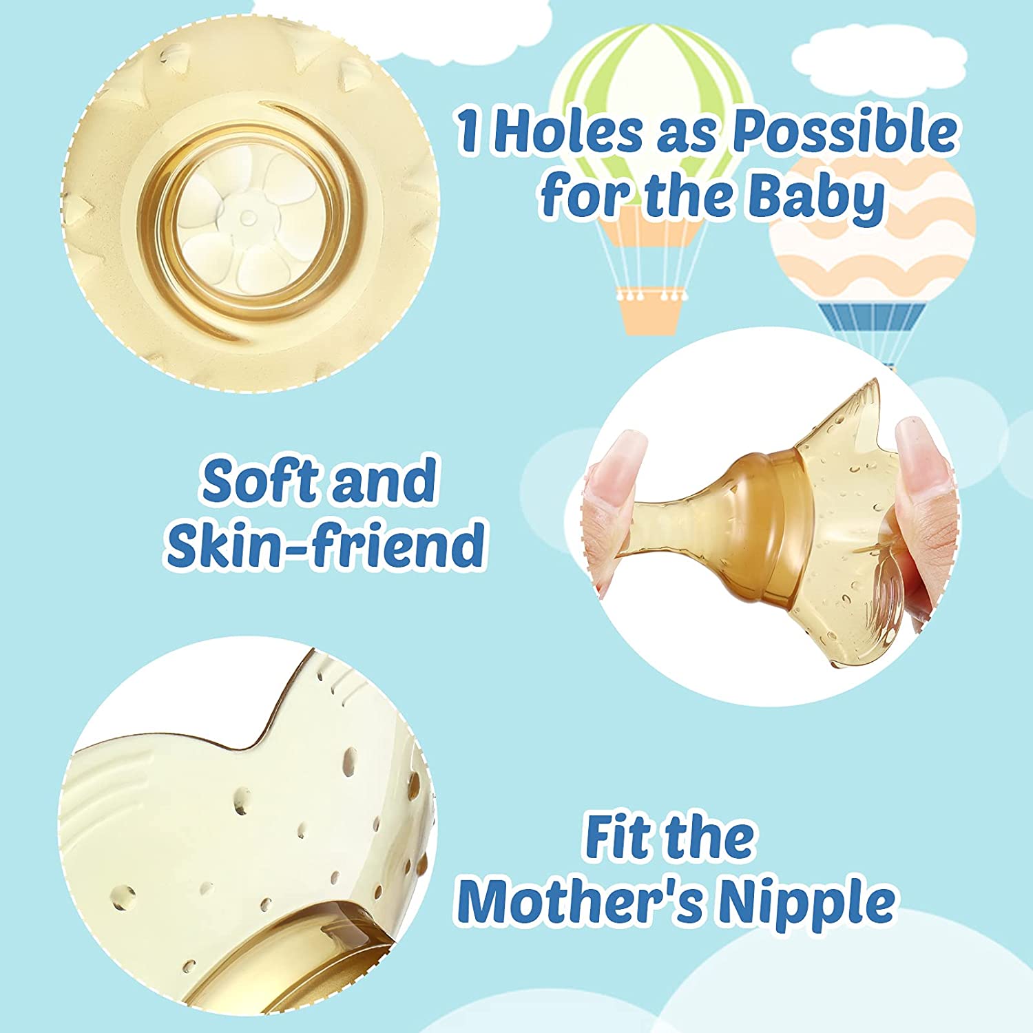 Breastfeeding Silicone Nipple Protector Baby Liquid Silicone Cover Breast Nipple Shield Breastfeeding