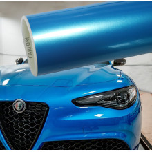 metallic gloss light blue car wrap vinyl