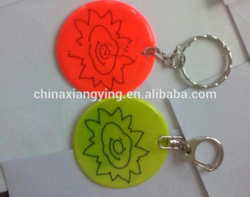Promotion Reflective key chain, soft pvc key chain custom,,reflect craft sticker custom