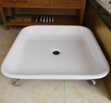 High Quality Cast Iron Shower Base / Bathroom Used Cast Iron Shower Pan