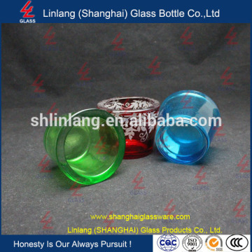 Wholesale Manufacturer Glass Chrismas Holiday Glass Candle Holder
