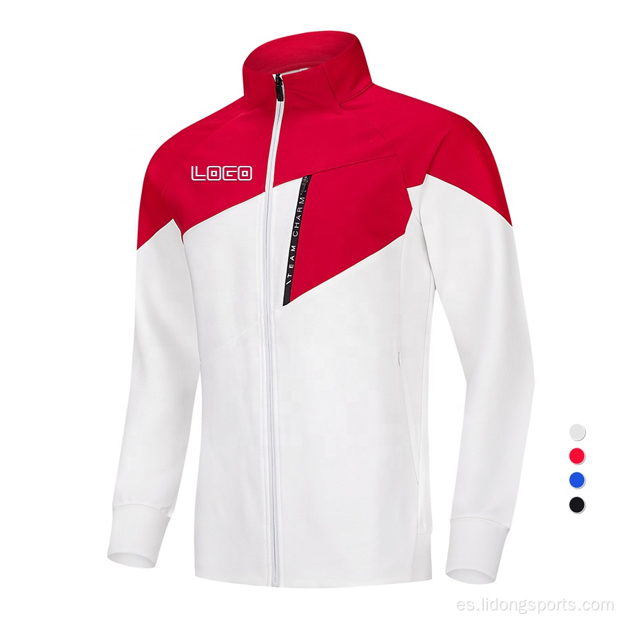 Personalizado su diseño Running Training Sports Jacket Men