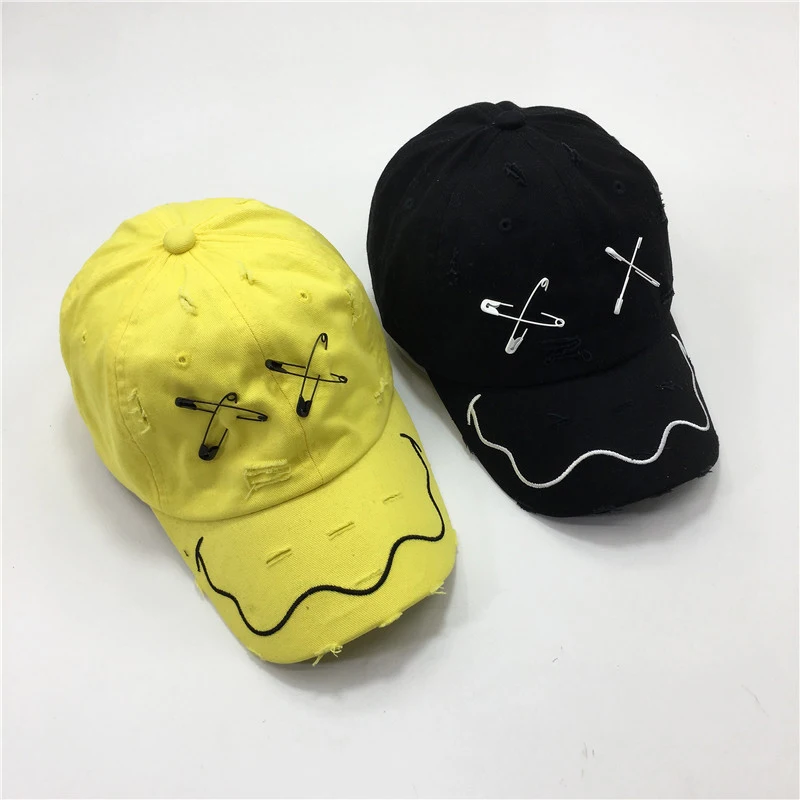 Tide Pin Hole Baseball Cap Outdoor Outing Men and Women Caps Wholesale