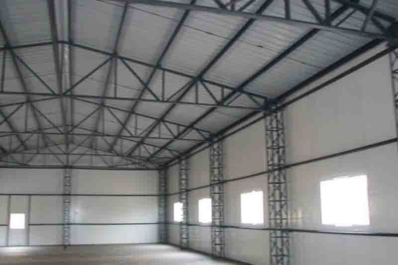 Light steel structure material and structure workshop