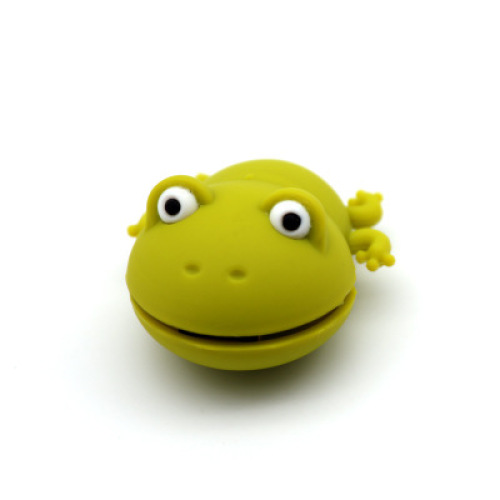 custom PVC USB flash drive Cute frog flash memory stick Factory