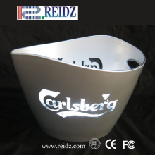 Silver wine cooler ice bucket for drinks