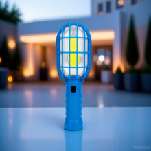 Working Flashlight Magnetic Iron Hook Clip Emergency Light