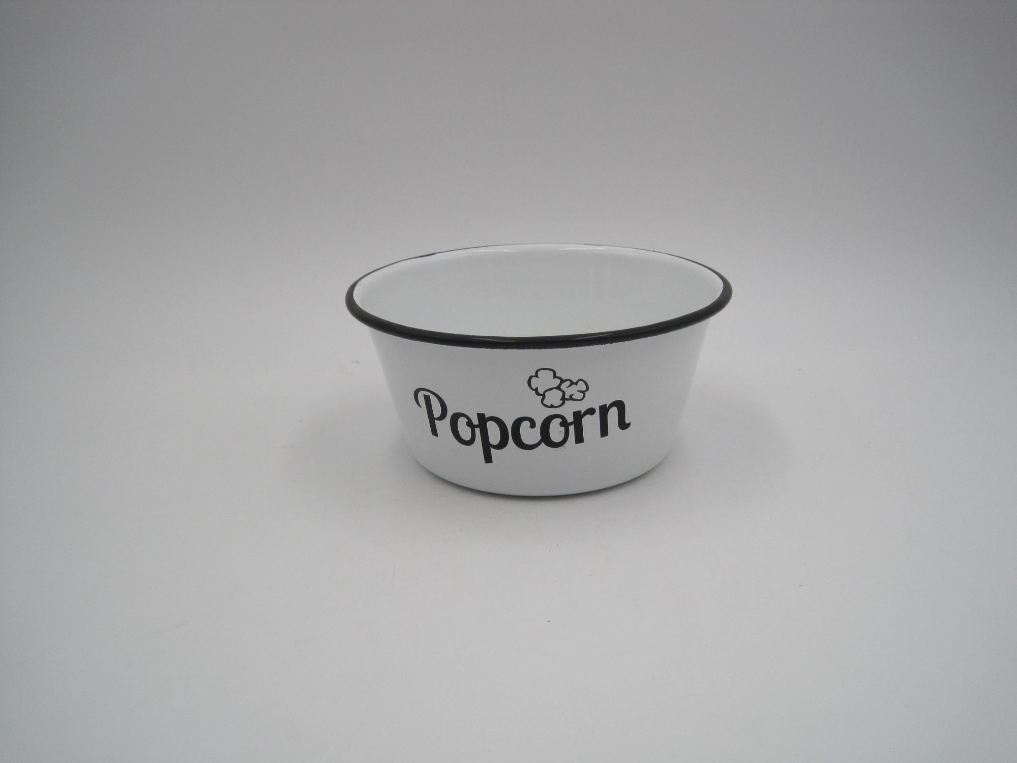 14cm Enamel Bowl Mixing Bowl Popcorn Bowl