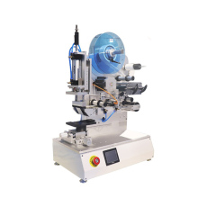 Semi-Automatic Pneumatic Table-Top Flat Pressure Machine for Labeling Square Bottles and Jars