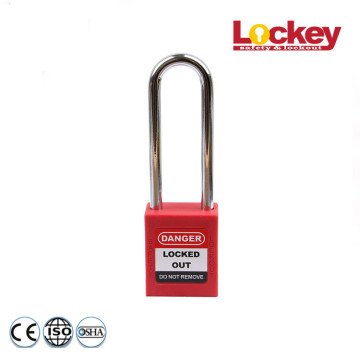 An toàn 76mm thép Shackle nhựa Body Padlock