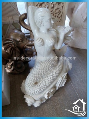 Beautiful sandstone and fiber glass resin nude sculpture