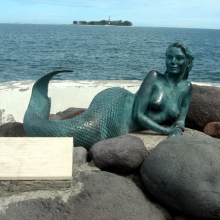 casting bronze foundry metal craft life size mermaid statue for sale