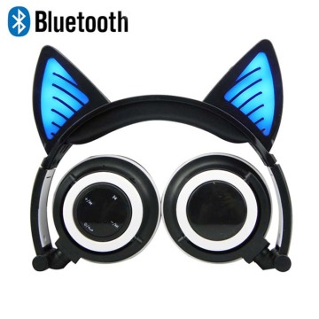 Casque d&#39;écoute Bluetooth LED avec microphone