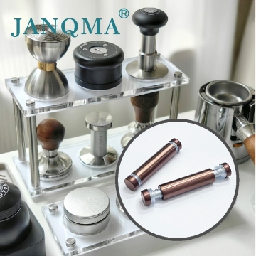 Hollow Double head Glass Acrylic screw Rose gold