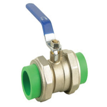 PPR hot melted stainless steel ball valve