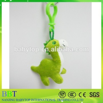 dinosaur toy animal keychain, stuffed dragon animal keychain