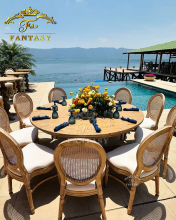 Wholesale Luxury Event Stacking Banquet Furniture - Wedding Dining Wood Chairs