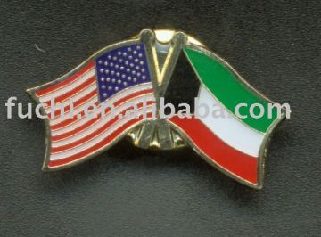 Flag lapel pin