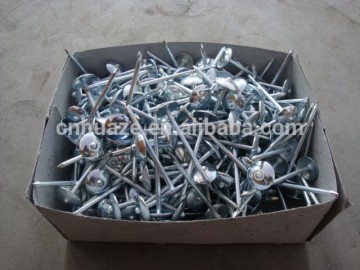 Galvanized roofing felt nails