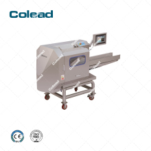 Flat belt vegetable cutter Shred cut into sections