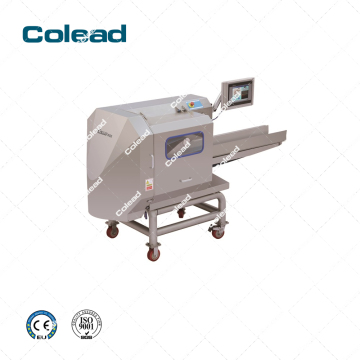 Flat belt vegetable cutter Shred cut into sections