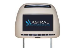 Digital Touch Buttons Headrest Dvd Monitor / Dvd Player With Usb Sd Games Speaker