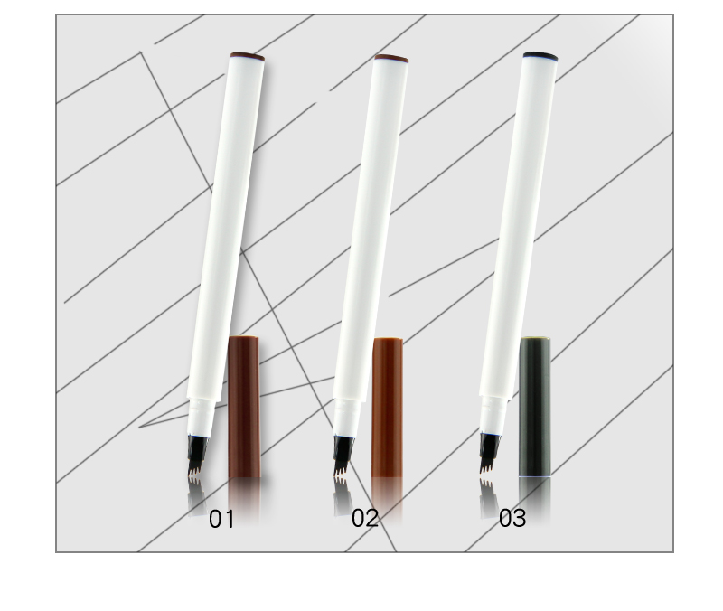 3 Colors Waterproof eyebrow pencil Thick tube eye beauty makeup longlasting eyeliner eyebrow pen