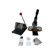 2x2 Inch Magnetic Photo Machine - Button Maker Kit Quaff Square Badge Maker