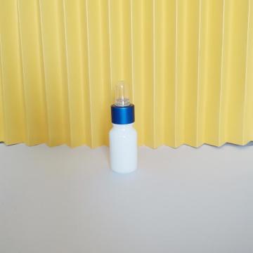 Blue and Gold Glass Cosmetic Bottles