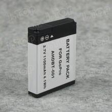 1100mAh AHDBT-001 AHDBT-002 Replacement Battery For Gopro Hero / Hero 2