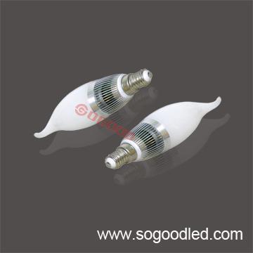 SMD5630 decorated E14 LED candle