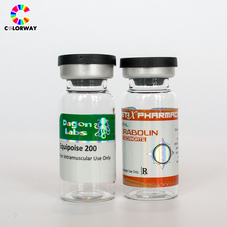 Pharmaceutical 2ml 5ml 10ml glass vial sticker