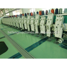 10 heads Mixed coiling & Tapping Embroidery Machine