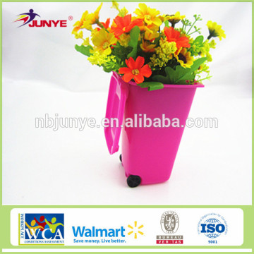 Ningbo Junye plastic mini promotional gift custom logo school cheap trash can