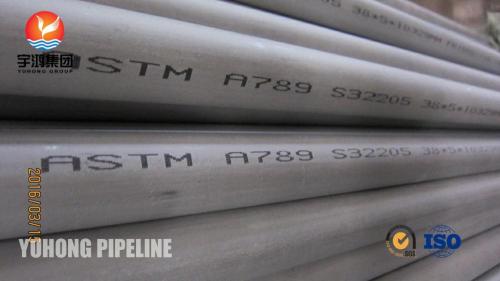 Dupleks Stainless Steel Tube ASTM A789 S32205