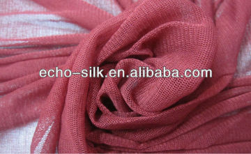 silk knitting fabric in printed