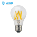 LEDER brilhante Clear 8W filamento LED