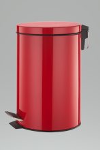 Red Color Stainless Steel Trashbin
