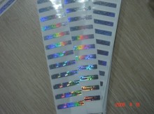 Scratch off hologram labels