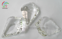 crystal pendant part for chandelier maple leaf